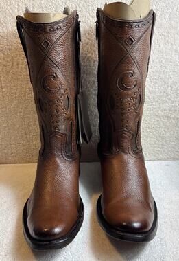 Cuadra Men Deer dress Zipper Boots made by Cuadra Size 9 EE